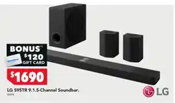 Harvey Norman LG S95TR 9.1.5-Channel Soundbar offer