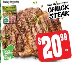 Farmer Jack's CHUCK STEAK offer