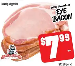 Farmer Jack's EYE BACON offer