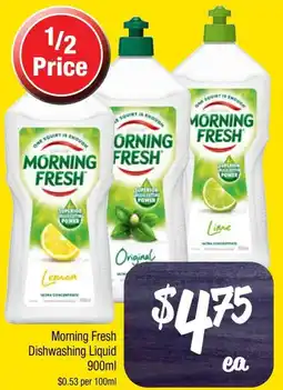 Farmer Jack's Morning Fresh Dishwashing Liquid offer