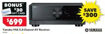 Harvey Norman Yamaha V4A 5.2-Channel AV Receiver offer