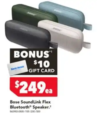 Harvey Norman Bose SoundLink Flex Bluetooth Speaker offer