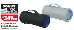 Harvey Norman Sony SRS-XG300 Portable Bluetooth Speaker offer