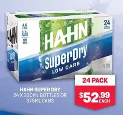 Bottlemart HAHN SUPER DRY 375ml offer