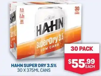 Bottlemart HAHN SUPER DRY offer