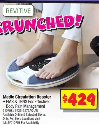 JB Hi-Fi Medic Circulation Booster offer