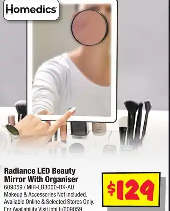 JB Hi-Fi Radiance LED Beauty Mirror With Organiser offer