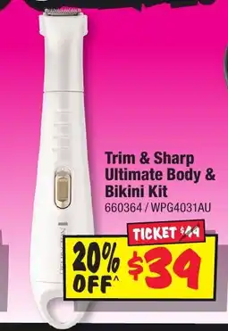 JB Hi-Fi Trim & Sharp Ultimate Body & Bikini Kit offer