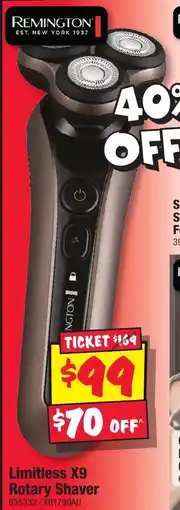 Limitless X9 Rotary Shaver