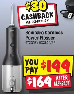 JB Hi-Fi Sonicare Cordless Power Flosser offer