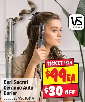 JB Hi-Fi Curl Secret Ceramic Auto Curler offer