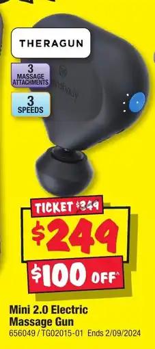 JB Hi-Fi Mini 2.0 Electric Massage Gun offer