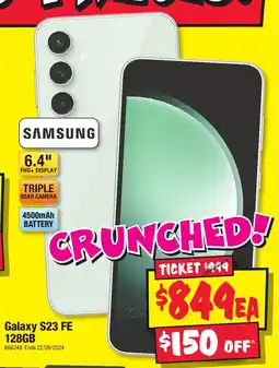 JB Hi-Fi Galaxy S23 FE 128GB offer