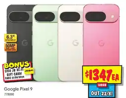 JB Hi-Fi Google Pixel 9 offer