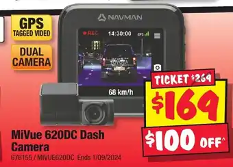 JB Hi-Fi MiVue 620DC Dash Camera offer