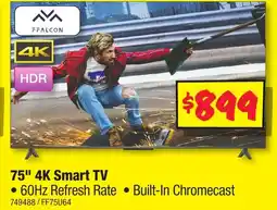 JB Hi-Fi 75" 4K Smart TV offer
