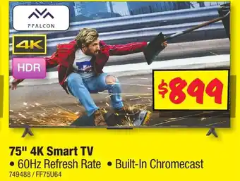 JB Hi-Fi 75" 4K Smart TV offer