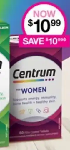 Priceline Centrum WOMEN offer