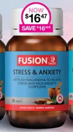 Priceline FUSION STRESS & ANXIETY offer