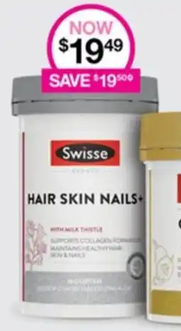 Priceline Swisse HAIR SKIN NAILS+ offer