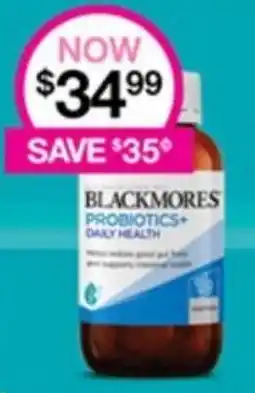 Priceline BLACKMORES PROBIOTICS+ DAILY HEALTH offer