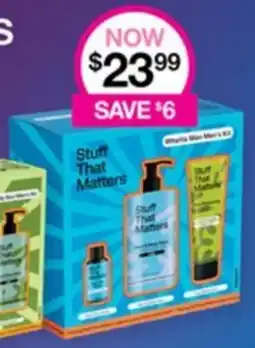 Priceline STUFF THAT MATTERS Whatta Man Men's Kit offer