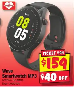 JB Hi-Fi Wave Smartwatch MP3 offer