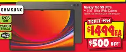 JB Hi-Fi Galaxy Tab S9 Ultra offer