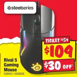 JB Hi-Fi Rival 5 Gaming mouse offer