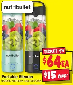 JB Hi-Fi nutribullet Portable Blender offer