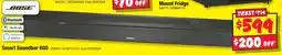 JB Hi-Fi BOSE SMART SOUNDBAR 600 offer