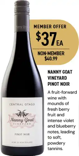 Dan Murphy's NANNY GOAT VINEYARD PINOT NOIR offer