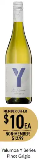 Dan Murphy's Yalumba Y Series Pinot Grigio offer