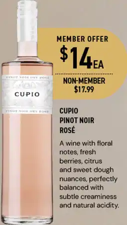 Dan Murphy's CUPIO PINOT NOIR DRY ROSE offer