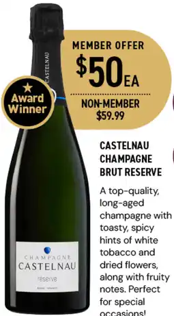 Dan Murphy's CASTELNAU CHAMPAGNE BRUT RESERVE offer