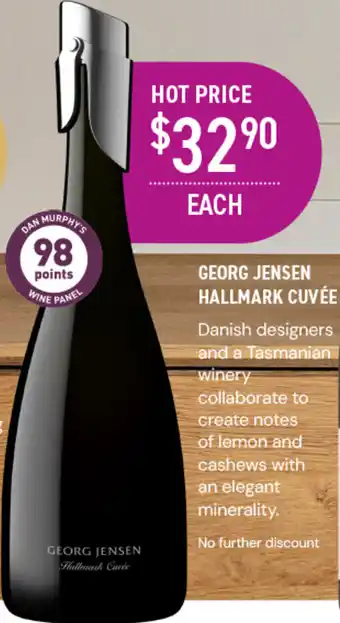 Dan Murphy's GEORG JENSEN HALLMARK CUVÉE offer