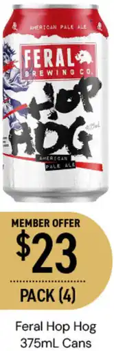 Feral Hop Hog 375mL Cans