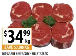 Supabarn TOP GRADE BEEF SCOTCH FILLET STEAK offer