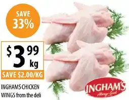 Supabarn INGHAMS CHICKEN WINGS offer