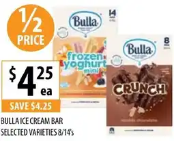 Supabarn BULLA ICE CREAM BAR offer