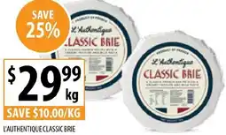 Supabarn L'Authentique CLASSIC BRIE offer