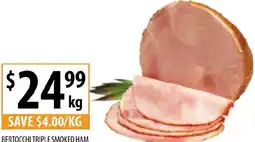 Supabarn BERTOCCHI TRIPLE SMOKED HAM offer
