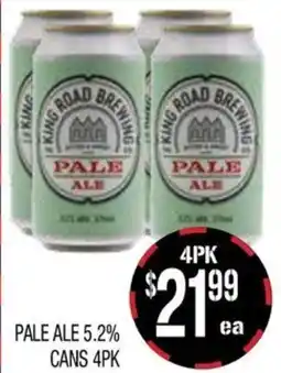PALE ALE 5.2% CANS 4PK