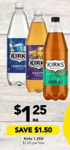Drakes Kirks 1.25lt offer
