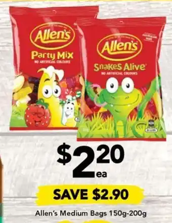 Drakes Allen's Medium Bags 150g-200g offer