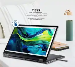 Harvey Norman Acer Spin 5 Laptop Intel Core 5 processor, 8GB RAM, 512GB SSD, 14" WUXGA touchscreen, Windows 11 Home. offer