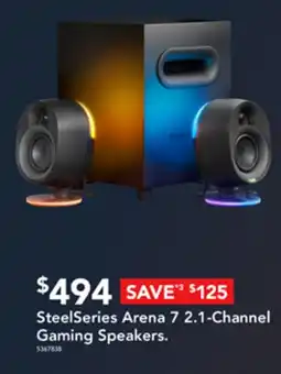 Harvey Norman SteelSeries Arena 7 2.1-Channel Gaming Speakers offer