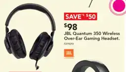 Harvey Norman JBL Quantum 350 Wireless Over-Ear Gaming Headset offer