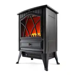Target Flame Effect Fireplace Heater - Anko offer