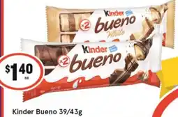 IGA Kinder Bueno 39/43g offer